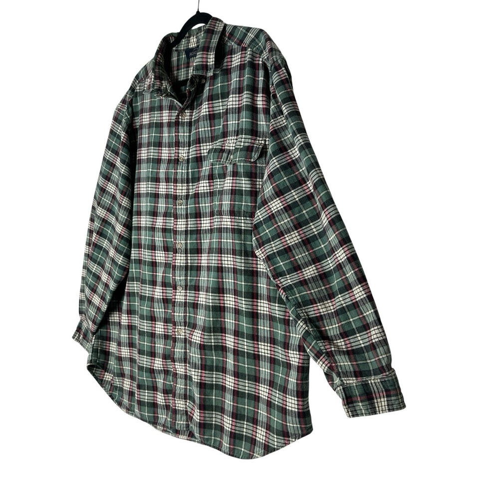 Woolrich Flannel Shirt Men's 2X Plaid Long Sleeve Button Down Pocket Outdoor - Picture 5 of 8